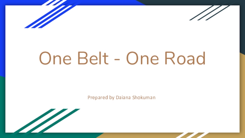 One Belt - One Road
