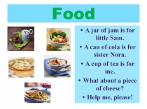 Презентация для урока в 5 классе по теме Food.
