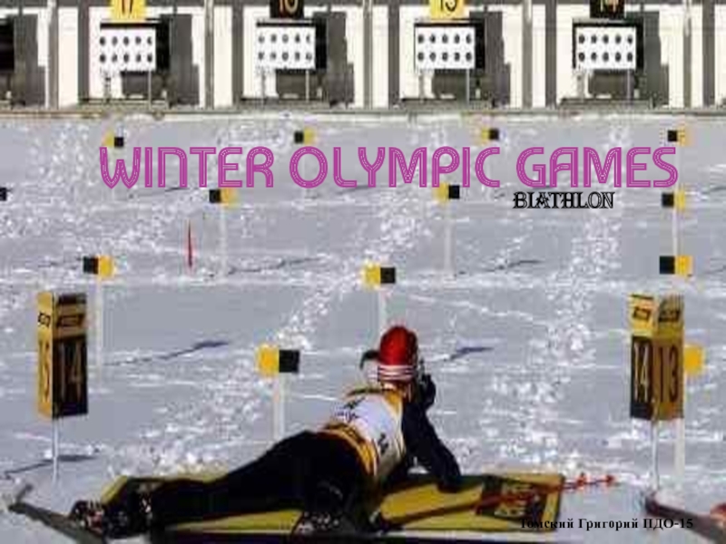 Winter Olympic games